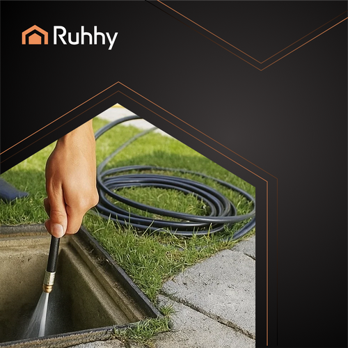 Crijevo za Čišćenje Cijevi s Adapterom 15 m Crno