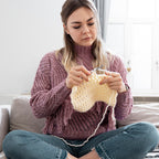 Set za Heklanje od 69 Dijelova s Torbicom, Višebojni, 13 x 18 cm