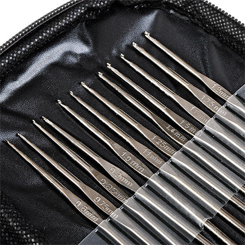 Set za Heklanje od 69 Dijelova s Torbicom, Višebojni, 13 x 18 cm