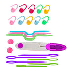 Set za Heklanje od 69 Dijelova s Torbicom, Višebojni, 13 x 18 cm