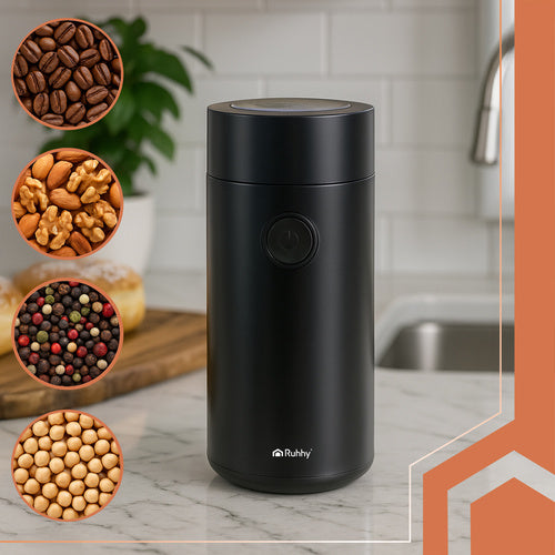 Električni Mlinac za Kavu 19.5 x 9 cm Crni 150 W