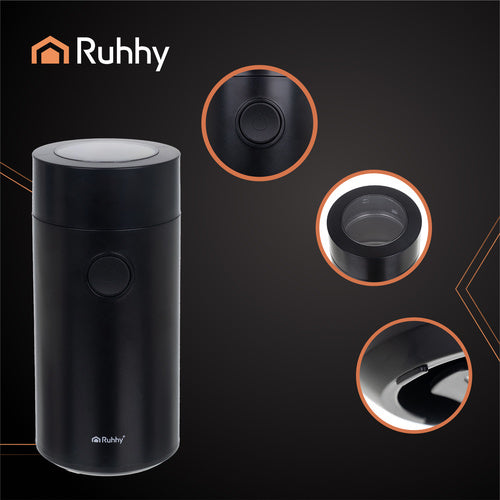 Električni Mlinac za Kavu 19.5 x 9 cm Crni 150 W