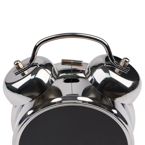 Digitalni Budilnik sa LED Ekranom, 16 x 10 x 5 cm, Srebrno-Bijeli