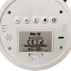 Digitalni Budilnik sa LED Ekranom, 16 x 10 x 5 cm, Srebrno-Bijeli