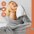 Dvostrana Dekica 150x200 cm Svjetlosiva