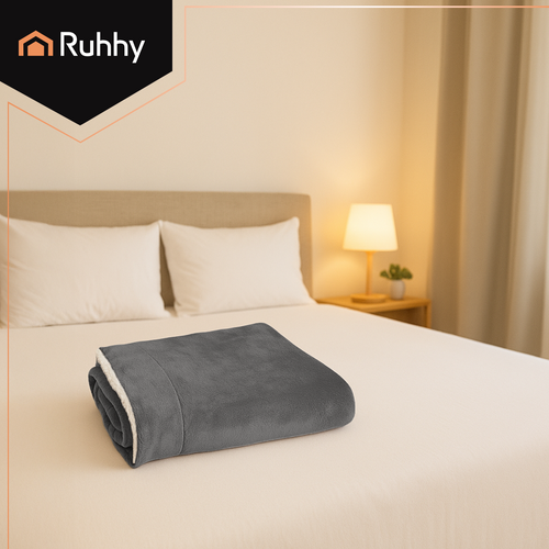 Dvostrana Dekica 150x200 cm Tamno Siva