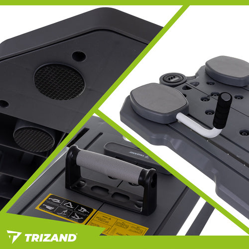 Pilates Ploča s Brojačem, 47 x 115 x 3 cm, Siva