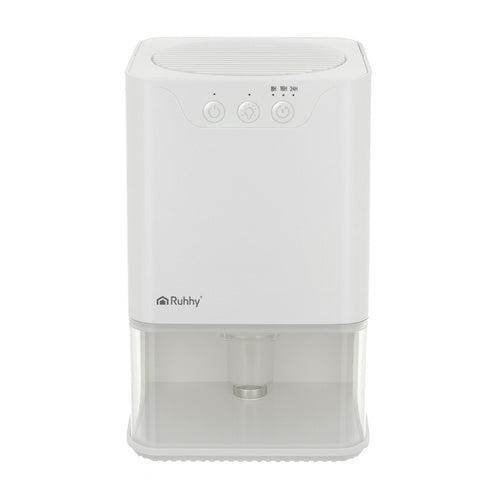 Bijeli Odvlaživač Zraka s LED Rasvjetom i Timerom 17 x 17 x 31.5 cm