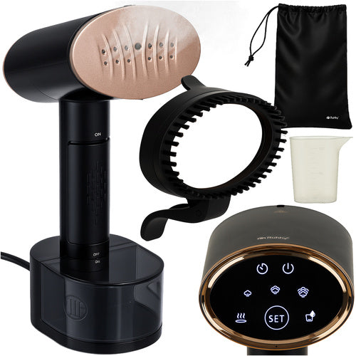 Parni Osvježivač Odjeće 2000W s Touchscreenom, Crni, 28 x 11.5 x 13 cm