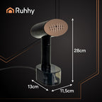 Parni Osvježivač Odjeće 2000W s Touchscreenom, Crni, 28 x 11.5 x 13 cm