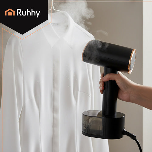 Parni Osvježivač Odjeće 2000W s Touchscreenom, Crni, 28 x 11.5 x 13 cm