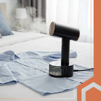 Parni Osvježivač Odjeće 2000W s Touchscreenom, Crni, 28 x 11.5 x 13 cm