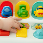 Edukativna Igračka s Iskakajućim Vozilima 4-u-1, 25 x 13 x 12 cm, Višebojna