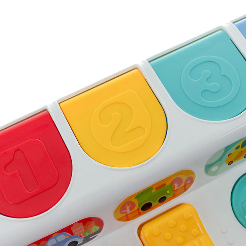 Edukativna Igračka s Iskakajućim Vozilima 4-u-1, 25 x 13 x 12 cm, Višebojna