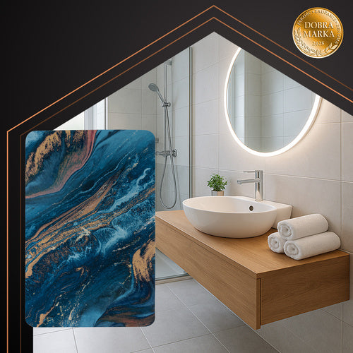 Kupaonski Tepih 80x50 cm Sivi