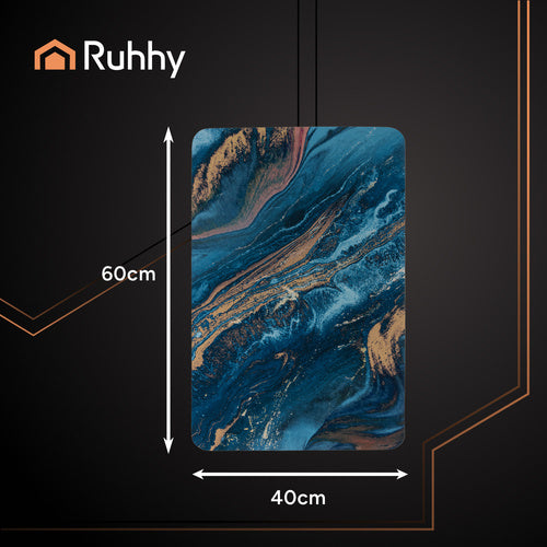 Kupaonski Tepih 60x40 cm, Protuklizan, Višebojni