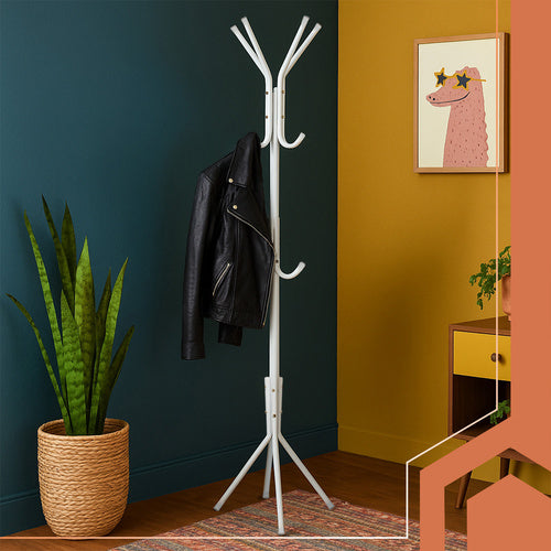 Samostojeći Vješalica za Odjeću 170 cm Bijela