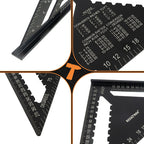 Stolarski Kutnik 30x30 cm Crni s 5 Olovaka