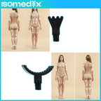 Masažna Pištoljka za Tijelo i Leđa, 30 Razina, 12 Masažnih Glava, Crna, 18 x 25 x 7 cm