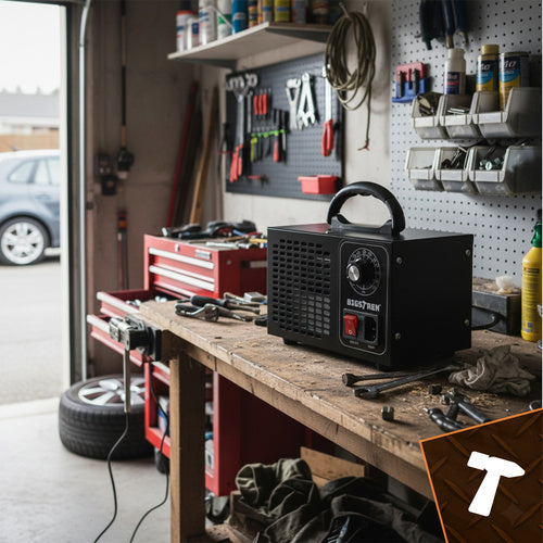 Ozonator za Zrak s 4 Keramičke Ploče, 150W, Crni, 13.5 x 20.5 x 14 cm