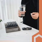 Tjedni Organizator za Lijekove s 7 Kutija i 3 Pretinca na Dan, Crni, 15.5 x 12 x 4 cm