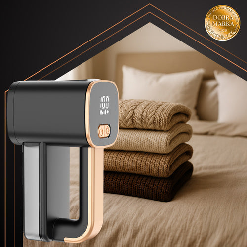 Bežični Aparat za Uklanjanje Mucica za Odjeću 18 x 10.5 x 7.5 cm Crni