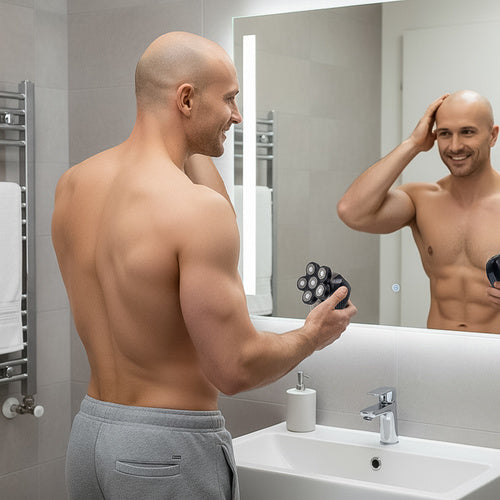 Električni Bežični Aparat za Brijanje i Trimer za Kosu i Bradu