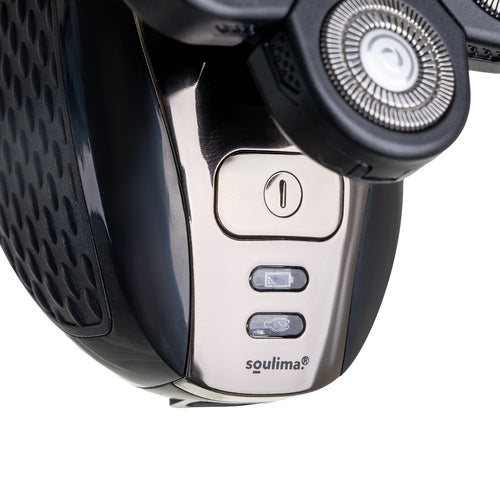 Električni Bežični Aparat za Brijanje i Trimer za Kosu i Bradu 9 x 7.5 x 8 cm Crni