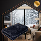 Električna Grijaća Dekica 180x130 cm Crna s Daljinskim Upravljanjem