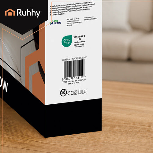 Grijani Jastuk 40x30 cm, Sivi, Električni s 4 Razine Temperature