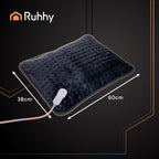 Grijana Jastučnica 60x38 cm Siva Električna s 4 Razine Temperature