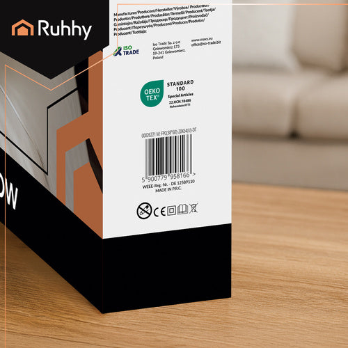 Grijana Jastučnica 60x38 cm Siva Električna s 4 Razine Temperature