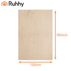 Električna Grijaća Dekica 180x130 cm Bež s Daljinskim Upravljačem