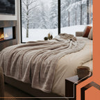 Električna Grijaća Dekica 180x130 cm Bež s Daljinskim Upravljačem