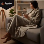 Električna Grijaća Dekica 180x130 cm Bež s Daljinskim Upravljačem