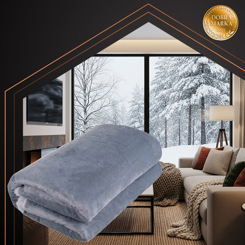 Električna Grijaća Dekica 180x130 cm Siva