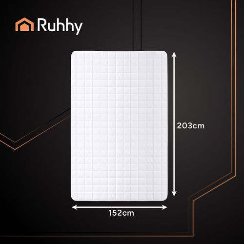 Električki Grijaći Nadložak za Madrac 203x152 cm Bijeli