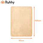 Električna Grijaća Dekica za Leđa i Ramena 160x90 cm Bež USB 3 Razine