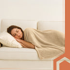 Električna Grijaća Dekica za Leđa i Ramena 160x90 cm Bež USB 3 Razine