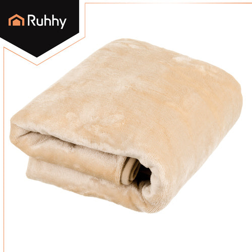 Električna Grijaća Dekica za Leđa i Ramena 160x90 cm Bež USB 3 Razine