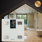 Analitička LCD Osobna Vaga za Kupaonicu 30 x 30 cm Bijela