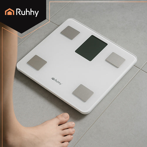 LCD Analitička Kupaonska Vaga do 226kg - Bijela