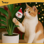 Set Božićnih Igračaka za Mačke, 6 Komada, Višebojni