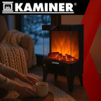 Električni Kamin 2000W s Efektom Plamena