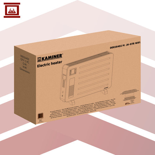 Električni Radijator s Konvekcijskim Grijanjem 2300W, Bijeli, 70 x 43 x 12 cm