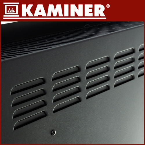 Stakleni Električni Grijač 85 x 41 cm Crni, 2300–2500W, WiFi i Daljinski