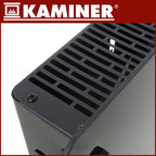 Stakleni Električni Grijač 85 x 41 cm Crni, 2300–2500W, WiFi i Daljinski