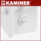 Električni Stakleni Radijator 85 x 41 cm Bijeli, 2500W, WiFi, Daljinsko Upravljanje