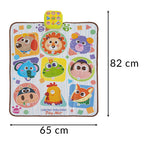 Interaktivna Plesna Podloga 82 x 65 cm, Višebojna