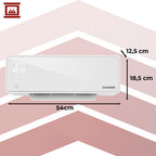 Bijela Zidna Električna Grijalica, 2000 W, WiFi